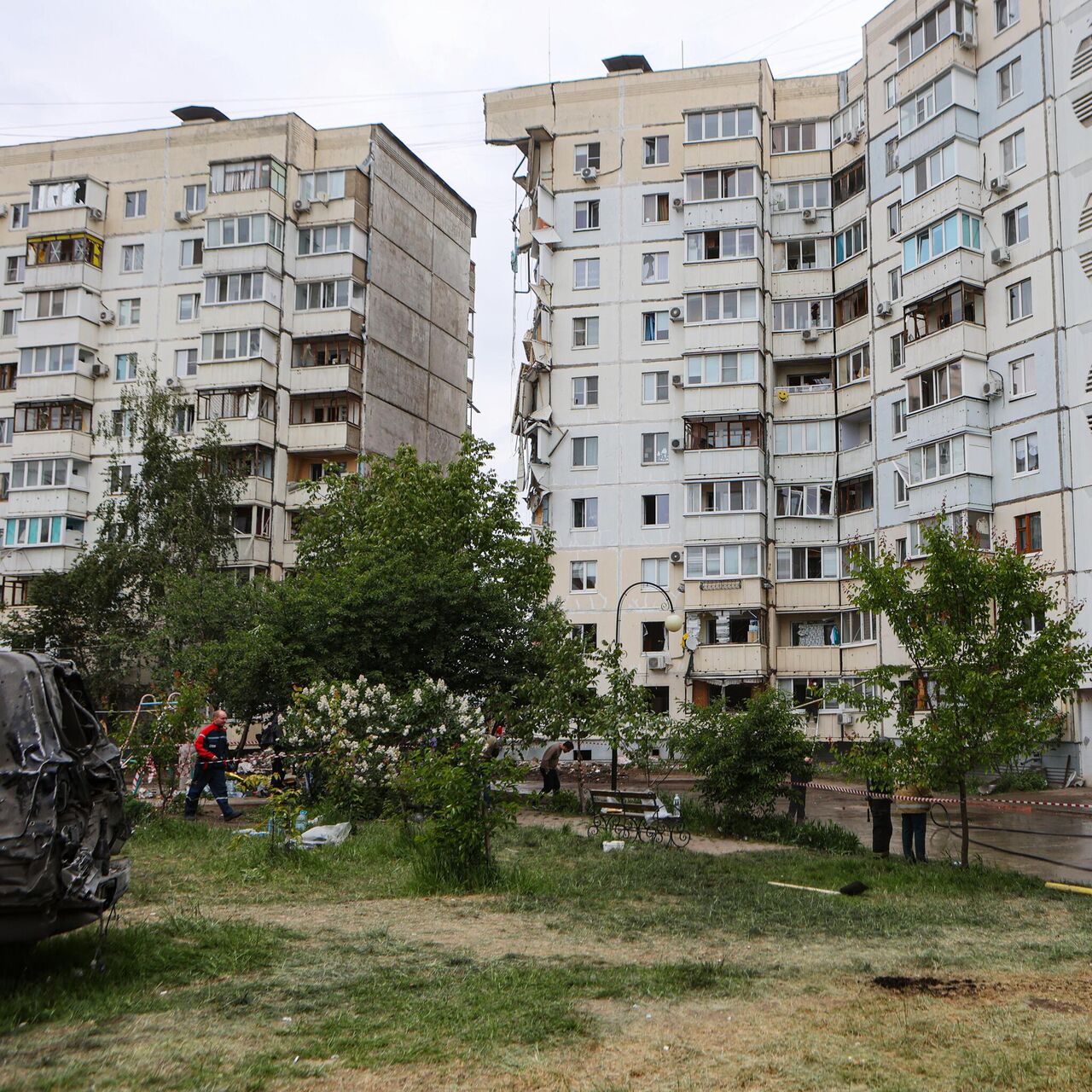 Разрушенный ударом ВСУ дом в Белгороде восстановят – Гладков - РИА Новости  Крым, 14.05.2024