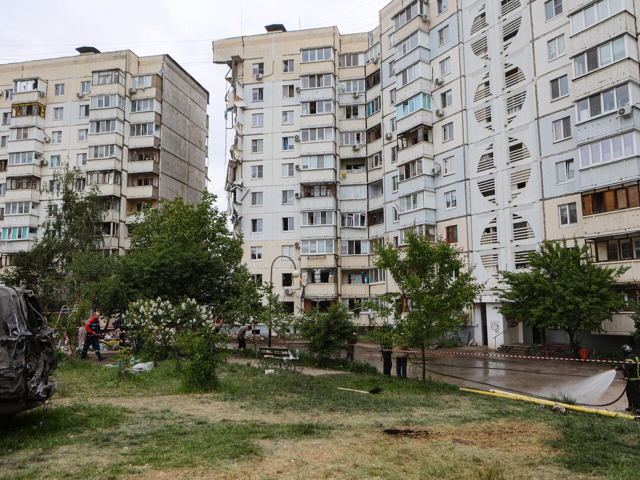 Разрушенный ударом ВСУ дом в Белгороде восстановят – Гладков - РИА Новости  Крым, 14.05.2024