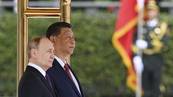 Президент России Владимир Путин и президент Китая Си Цзиньпин