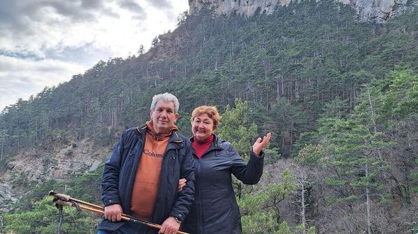 На Боткинской тропе со вторым мужем, Олегом: силы берем в горах