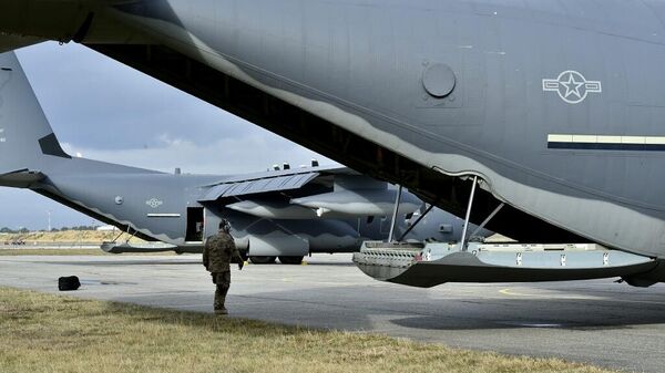 Американский самолет Hercule. Фото  AFP