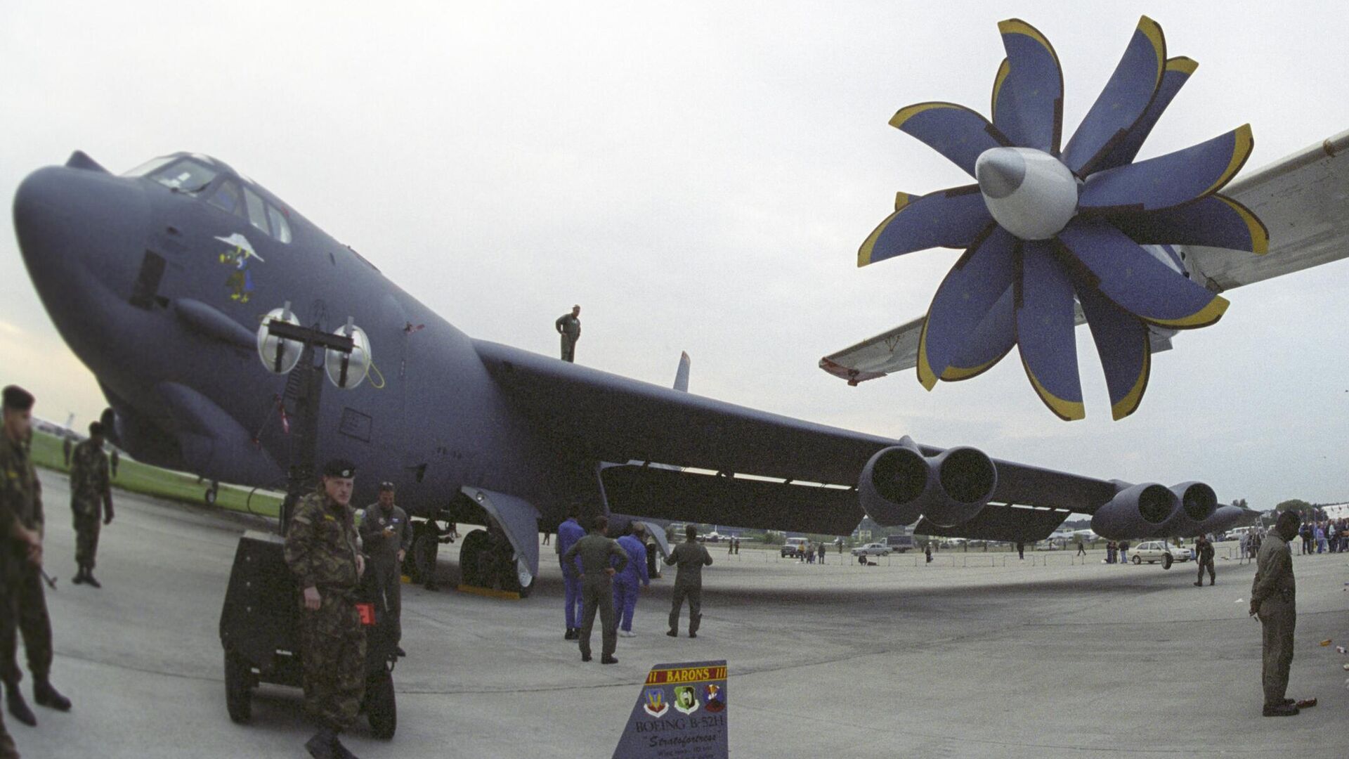 Стратегический американский бомбардировщик B-52 - РИА Новости, 1920, 28.05.2024