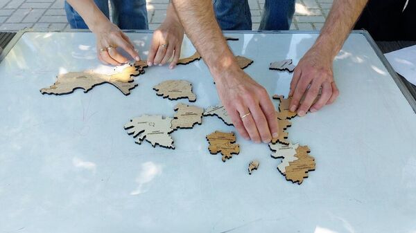 Семейный квест на знание города в парке Гагарина