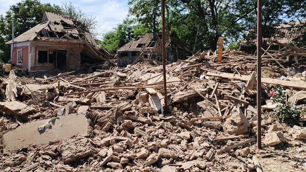 Два дома разрушены ракетным ударом в Херсонской области 