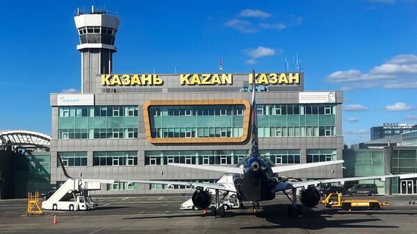 Главное здание Международного аэропорта Казани имени Габдуллы Тукая.