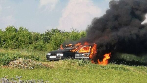 В районе села Березовка Борисовского района дрон-камикадзе атаковал легковой автомобиль