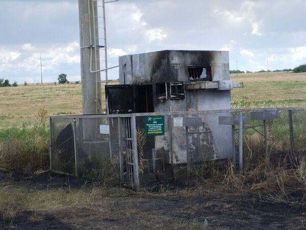 Пост радиационного контроля ЗАЭС полностью уничтожен артобстрелом ВСУ Пост радиационного контроля ЗАЭС полностью уничтожен артобстрелом ВСУ