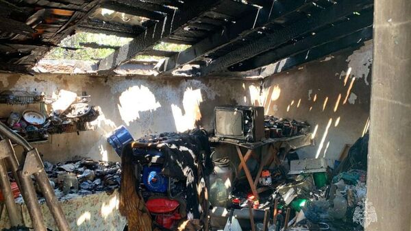 В Симферопольском районе Крыма из-за самодельной проводки сгорел дом