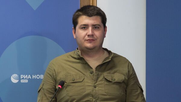 Военный волонтер Никита Сандалов