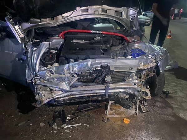 На Кубани иномарка смяла ВАЗ – пострадали двое подростков