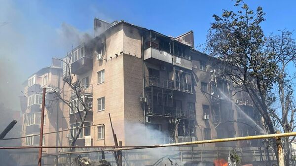 Пожар в жилом доме в Ростовской области