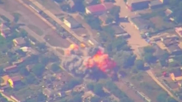 Три БМП Marder и 120 боевиков уничтожены ракетным ударом по эшелону в Харьковской области