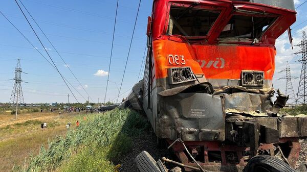 Крушение пассажирского поезда в Волгоградской области