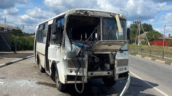 Беспилотник ВСУ атаковал автобус в Шебекино. Архивное фото