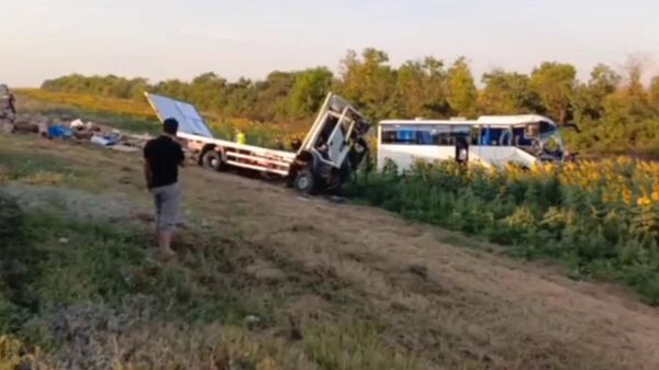 ДТП  с автобусом и грузовиком в Волгоградской области