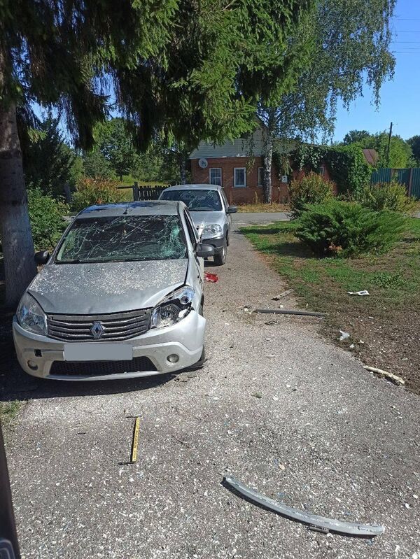Последствия обстрела села Дунайка Грайворонского городского округа Белгородской области Последствия обстрела села Дунайка Грайворонского городского округа Белгородской области