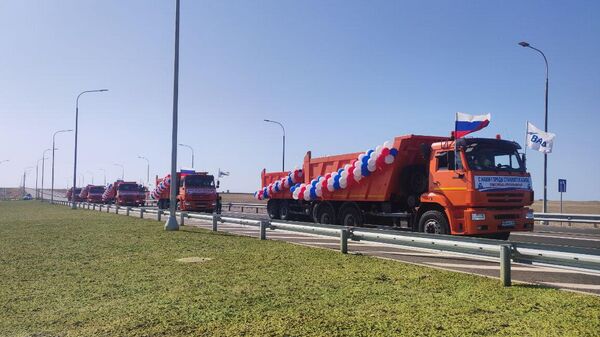 В Крыму открыли движение по трассе Симферополь - Евпатория - Мирный протяженностью 61,2 километра