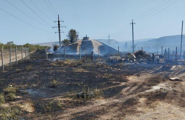 Пожар в селе Почтовое
