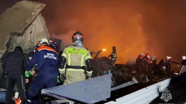 Взрыв на АЗС в Дагестане