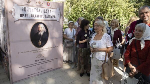 Открытие памятника Святителю Луки в Симферополе