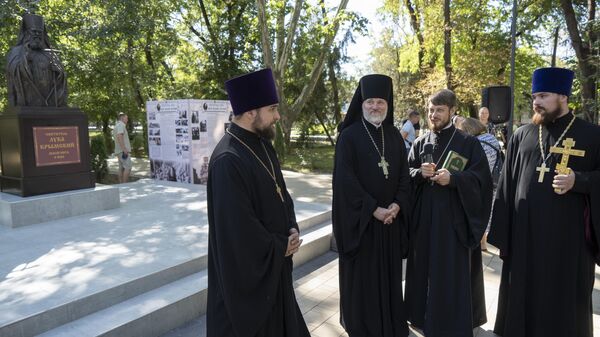 Открытие памятника Святителю Луки в Симферополе