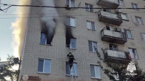 Пожар в Белгороде