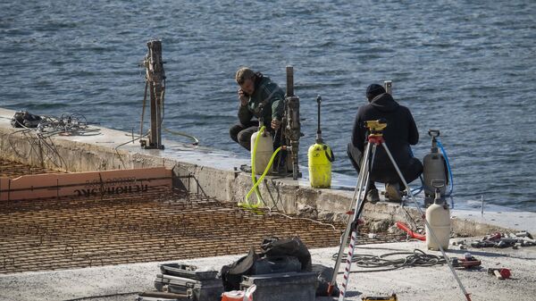 Реконструкция набережной в Севастополе