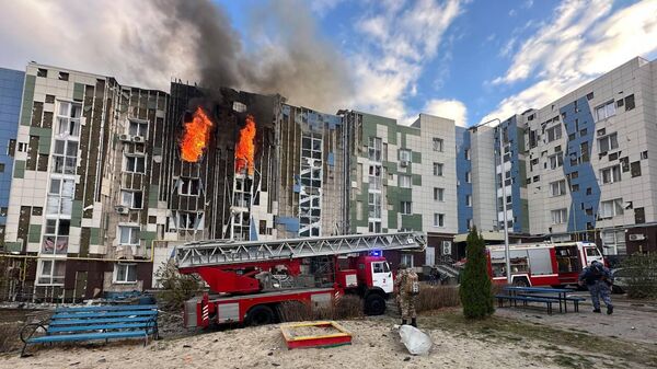 Дрон ВСУ атаковал многоквартирный дом в Белгороде