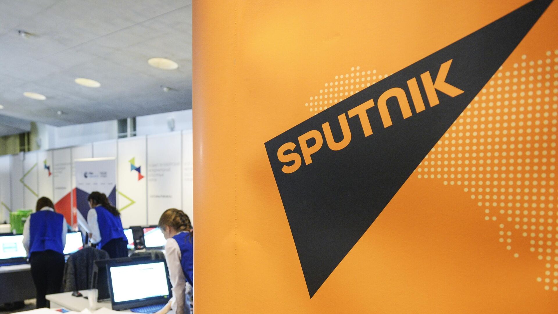 Логотип международного информационного агентства и радио Sputnik  - РИА Новости, 1920, 19.02.2025