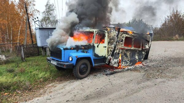 Дрон ВСУ атаковал машину работников аварийной службы в Васильевке
