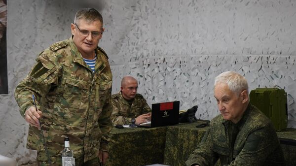 Министр обороны РФ А. Белоусов проинспектировал группировку войск Днепр