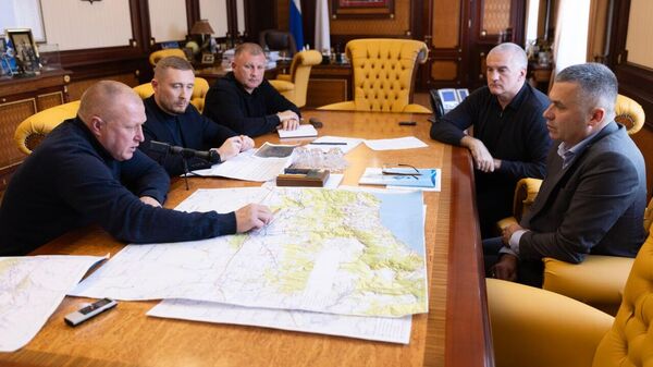 Совещание у главы Крыма Сергея Аксенова