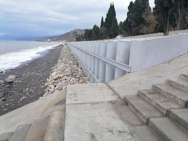 Разрушенную после шторма дорогу Алушта-Судак-Феодосия восстановят до конца года Разрушенную после шторма дорогу Алушта-Судак-Феодосия восстановят до конца года