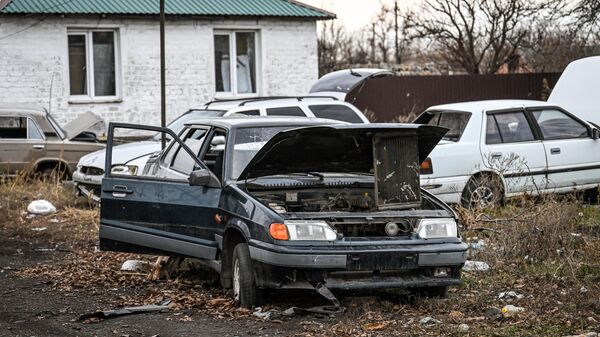 Брошенные автомобили в Селидово