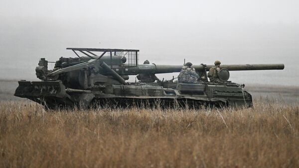 Боевая работа САУ 2С7М Малка группировки войск Центр на Красноармейском направлении СВО