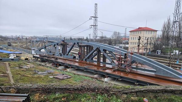 Ремонт горбатого моста в Симферополе