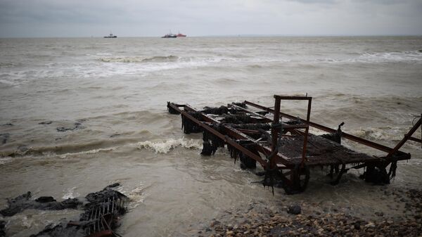 Последствия разлива мазута  в Черном море