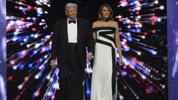 Президент Дональд Трамп и первая леди Мелания Трамп