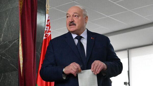Голосование А. Лукашенко на выборах президента Белоруссии