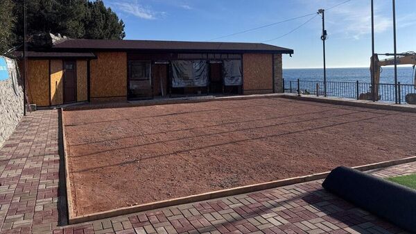 В Гаспре завершено строительство площадки для игры в петанк