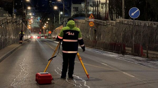 Перекрытие движения из-за ремонте улицы Адмирала Октябрьского в Севастополе