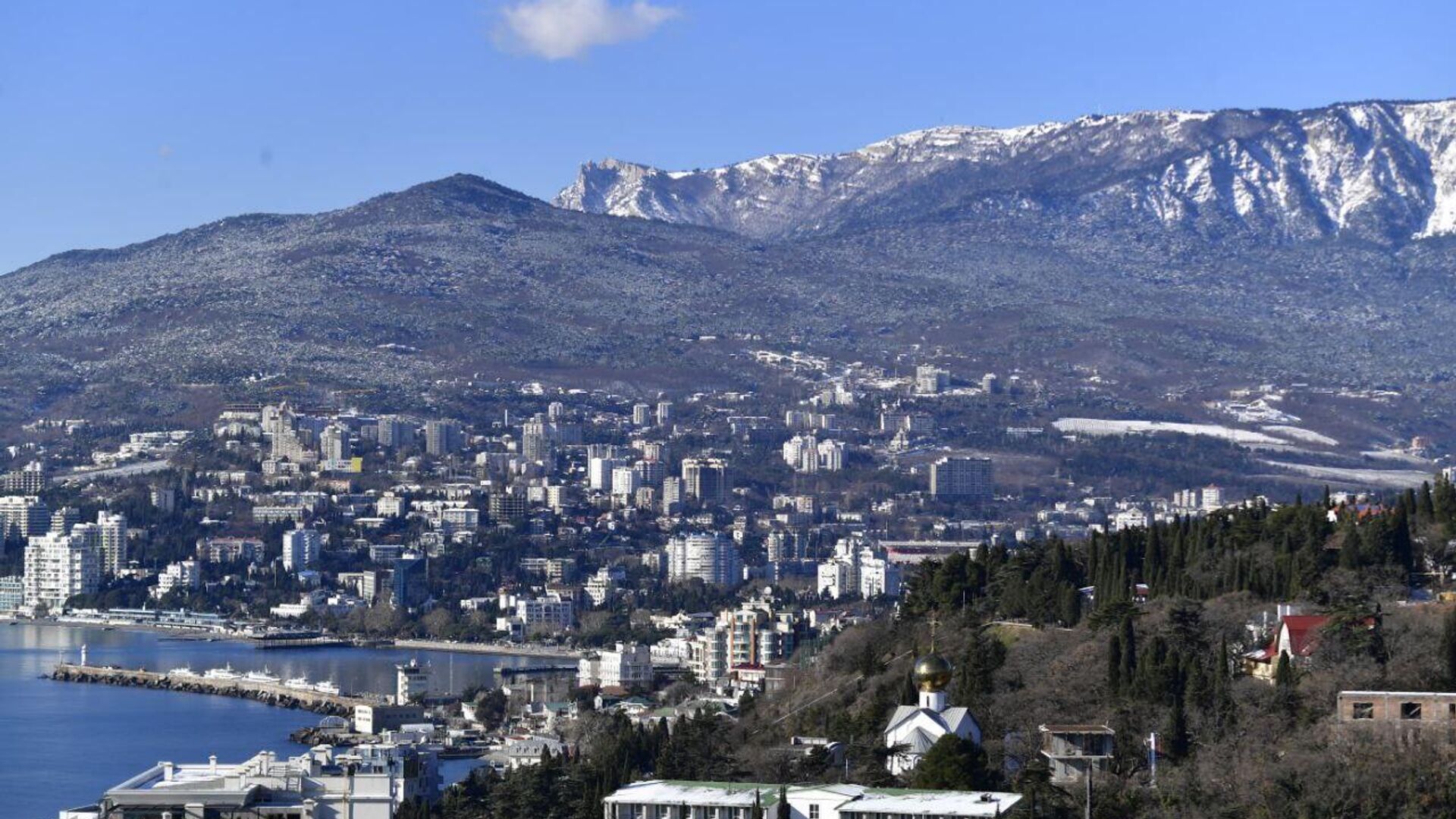 Зима в Ялте - РИА Новости, 1920, 03.12.2025