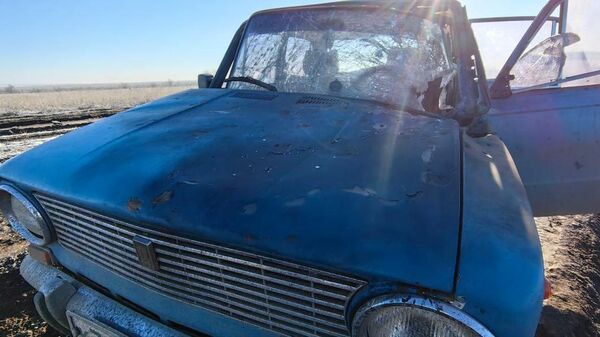 ВСУ атаковали гражданский автомобиль в Пологах Запорожской области