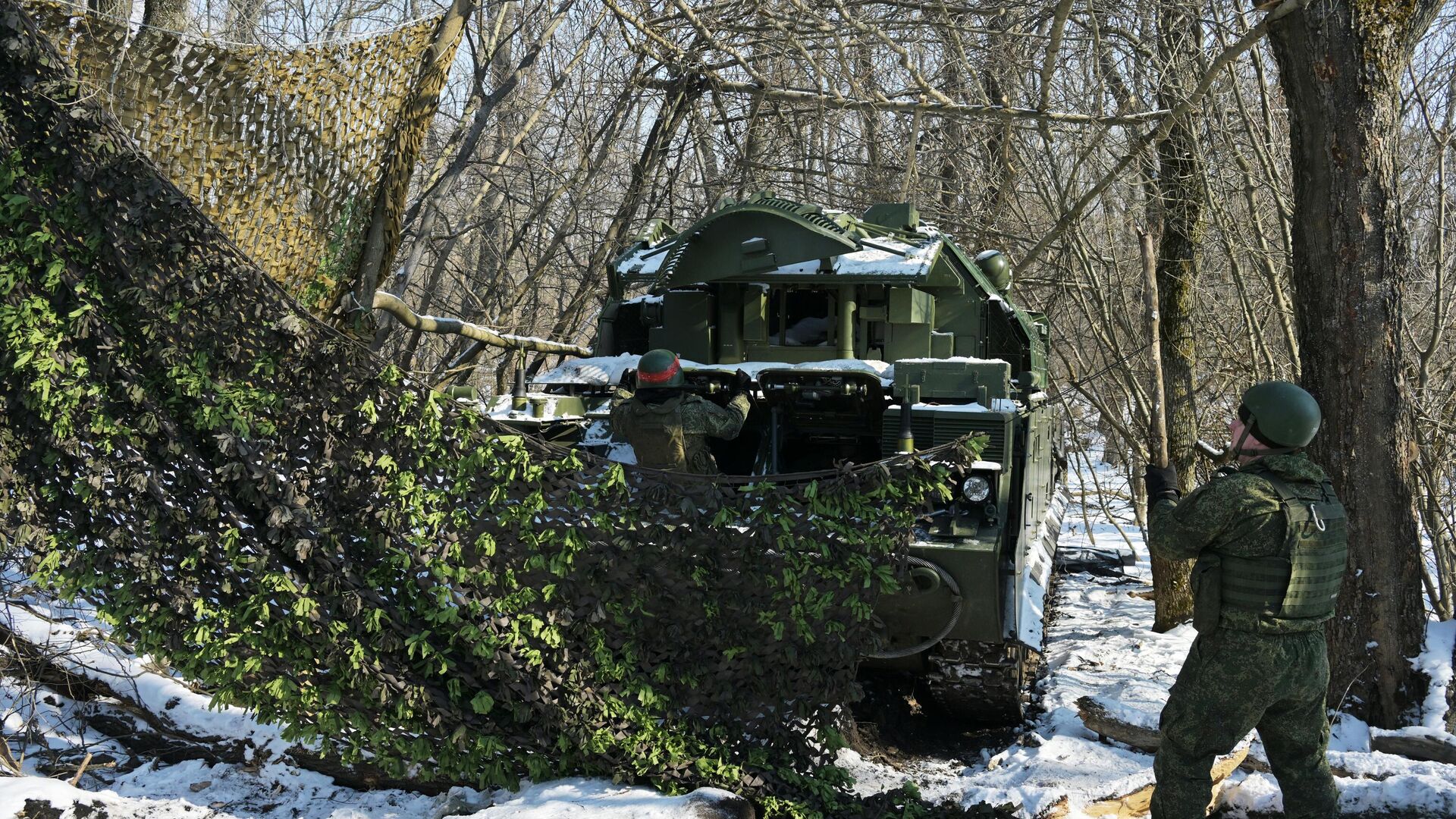 Военнослужащие Вооруженных сил России  в ДНР - РИА Новости, 1920, 01.03.2025