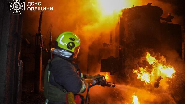 Пожар на Украине
