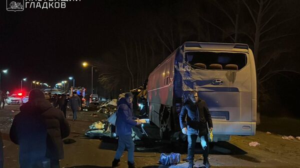 В Белгородской области столкнулись два автобуса