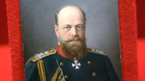 Фотопортрет императора Александра III