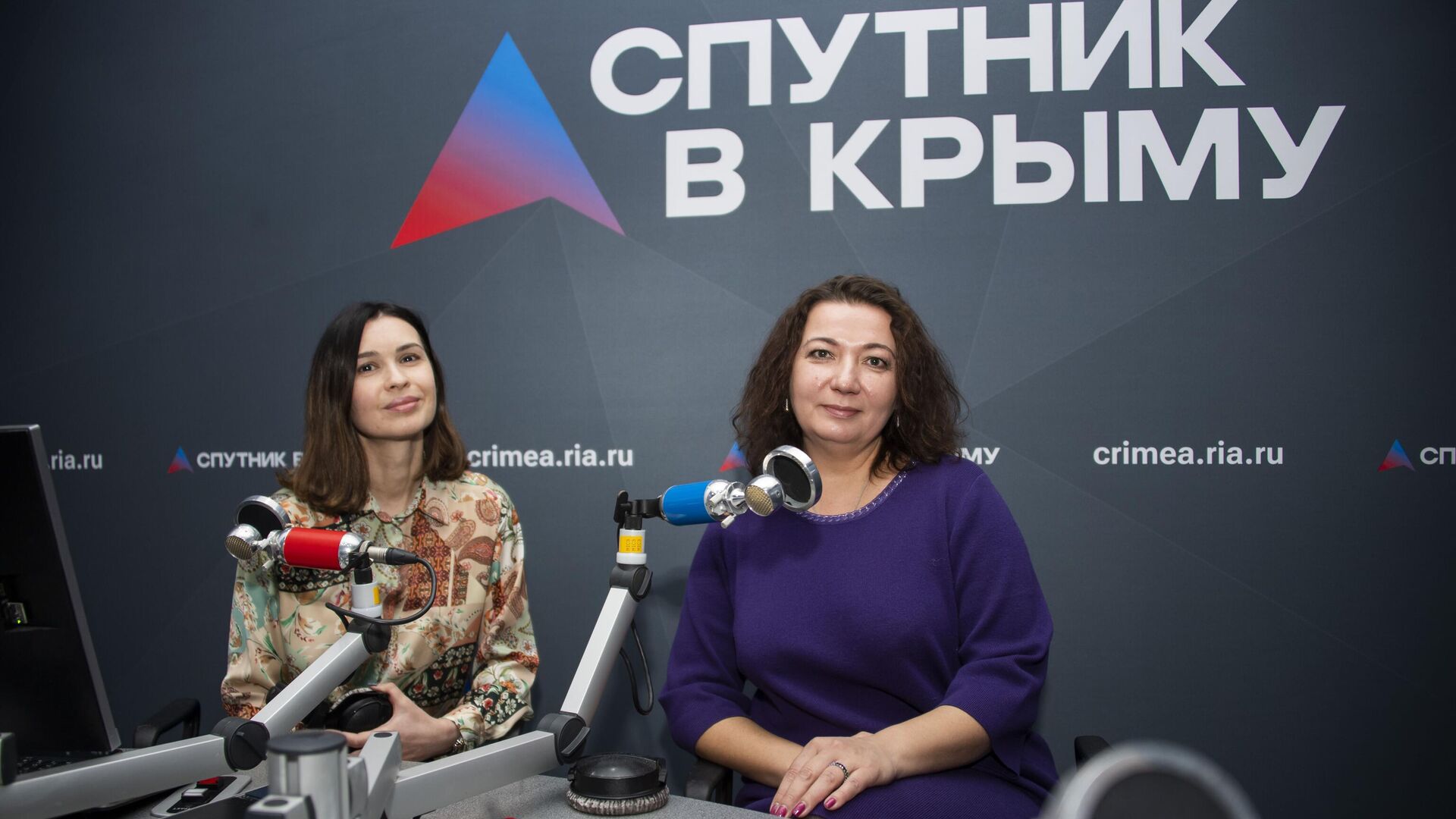 Открытие обновлённой студии радио Спутник в Крыму - РИА Новости, 1920, 10.03.2025