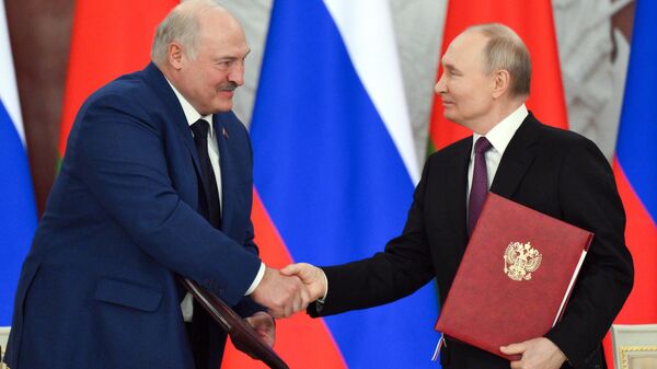 Встреча президента Владимира Путина с президентом Белоруссии Александром Лукашенко