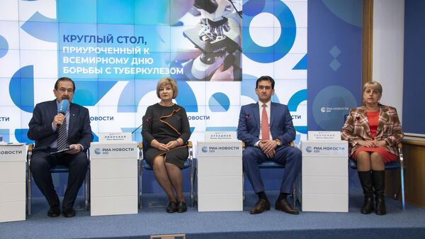 Круглый стол в пресс-центре РИА Новости Крым, приуроченный ко Всемирному дню борьбы с туберкулезом Круглый стол в пресс-центре РИА Новости Крым, приуроченный ко Всемирному дню борьбы с туберкулезом